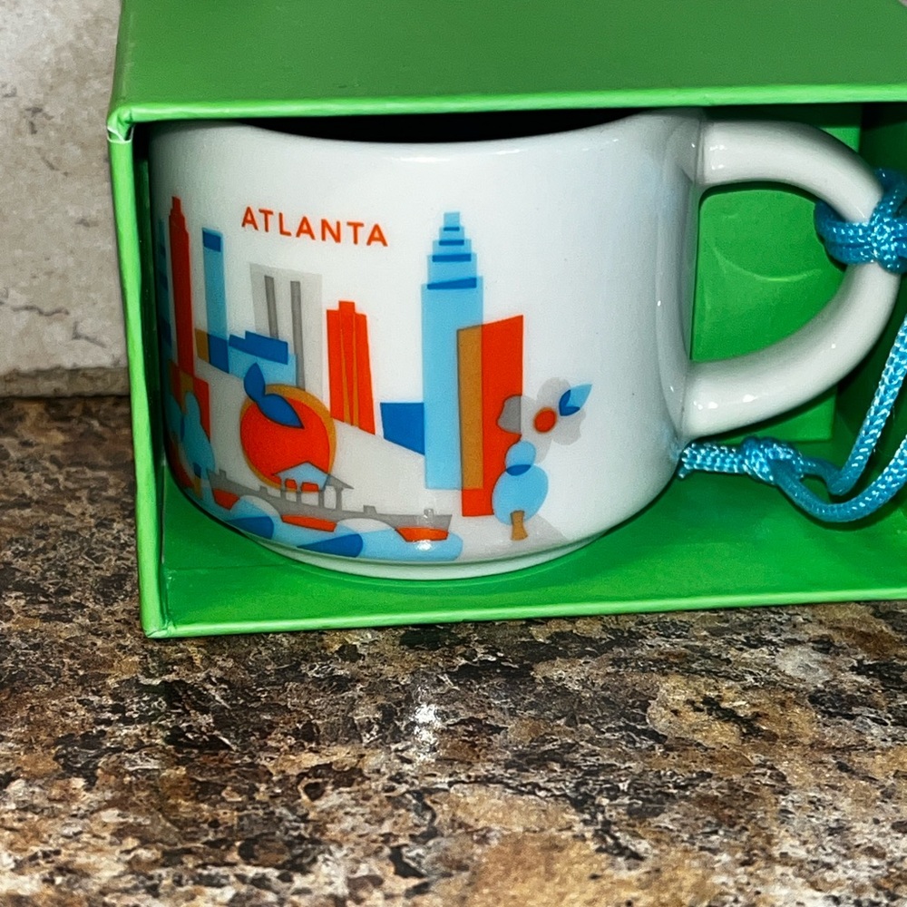 STARBUCKS “you are here” ornament Atlanta. - Picture 5 of 10